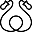 jump, rope icon
