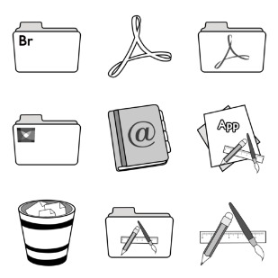 Dustbunnies Full icon sets preview