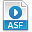 file, asf, extension icon