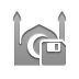 mosque, diskette icon