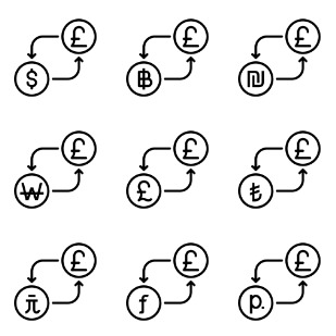 Currency Conversion - Pound Vol 2 icon sets preview