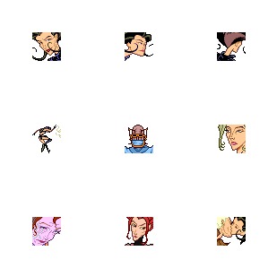 Aeon Flux icon sets preview