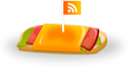 feed, sandwich, rss icon