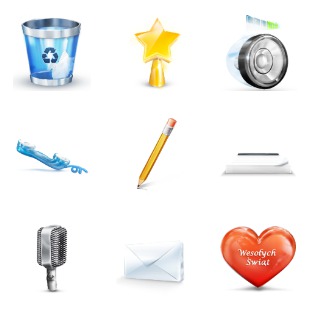 Christmas icon sets preview