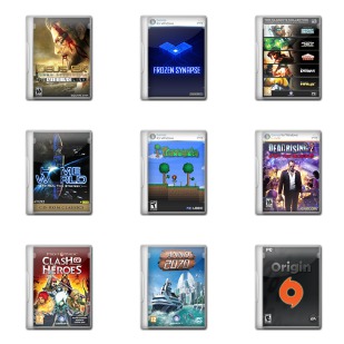 Game Cover 49 icon sets preview