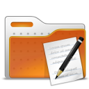 Folder, Paper, Write icon