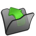 Folder black parent icon