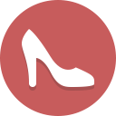 high heel, heel, shoe icon