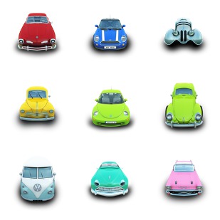 Cars icon sets preview