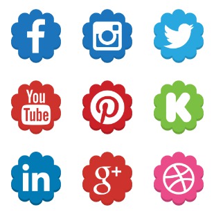 Social Media icon sets preview