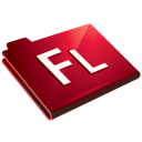 folder, flash icon