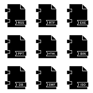 File Names Vol 3 icon sets preview