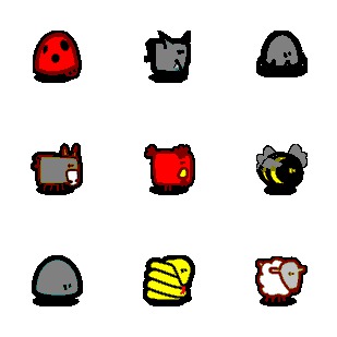 Zootetragonoides 2 icon sets preview