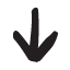 down, arrow icon