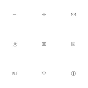 UiDesign icon sets preview