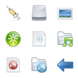 Ginux icon sets preview