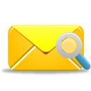 search, mail icon