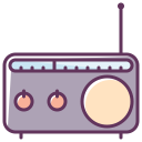 radio, volume, sound, audio, music, appliance, device icon