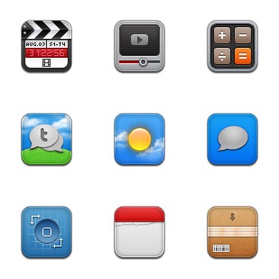 Dusk icon sets preview