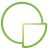pie, basic, chart, green icon