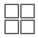 square, windows, brand, shape icon