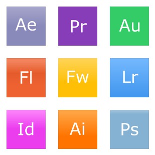 Adobe Metro icon sets preview