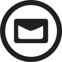 message, linecon, contact, email, mail, round icon