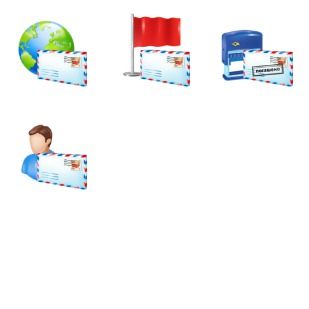Plastic Mail icon sets preview