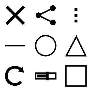 Virtual Notebook icon sets preview