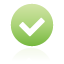 check, green, button icon