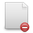 Empty document delete icon