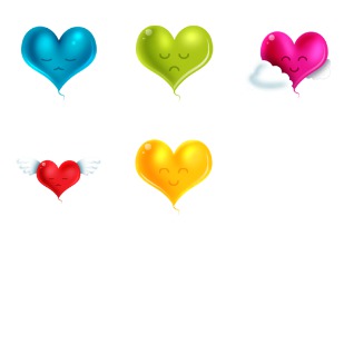 Love Heart icon sets preview