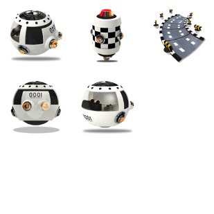 Interstellar Racing Car icon sets preview