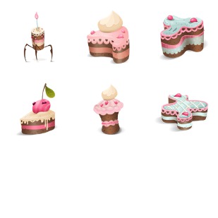 Sweets icon sets preview
