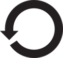 Circular counterclockwise rotating arrow icon