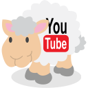 social network, youtube, sheep icon