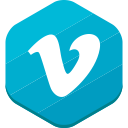 vimeo, social network icon