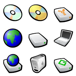 Smooth 3 icon sets preview