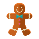 gingerbread, cookie, man, sweets, dessert icon