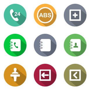 100 Flat Vol. 2 icon sets preview