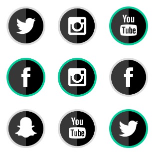 Social Media ! icon sets preview