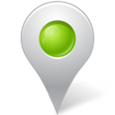 Map Marker Marker Inside Chartreuse icon