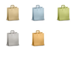 Paperbag icon sets preview