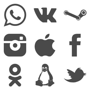 Logo's pack collection icon sets preview