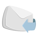 email, mail, forward, reply, envelope, arrow, letter icon