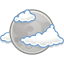 weather, 64, night, clouds, gnome, few icon