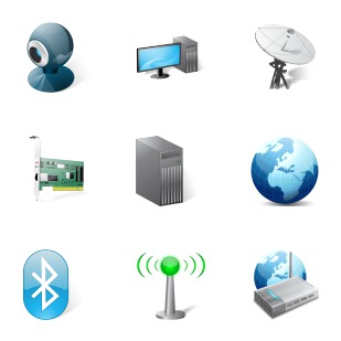 Dev Com Network Set 1 icon sets preview