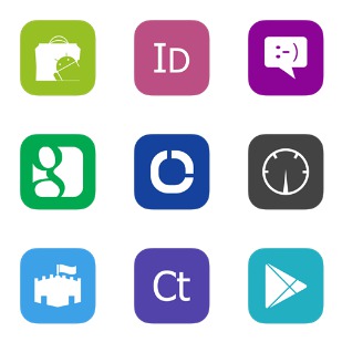 IOS 7 Style Metro Ui By Igh0zt icon sets preview