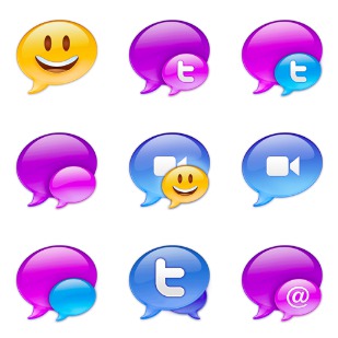 Balloons icon sets preview