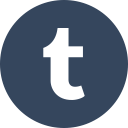 tumblr, circle, social, blog, logo, network icon